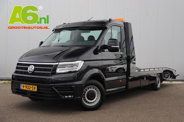 Volkswagen CRAFTER 35 2.0 TDI L4 4Motion Highline 177PK Automaat TIJHOF Luchtvering Deep Black Metallic Stuur & Stoelverwarming Navigatie Carplay Android Full LED 1290KG Laadvermogen!