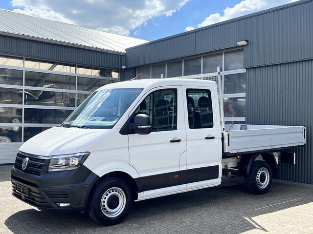 Volkswagen CRAFTER 35 2.0 TDI DC Open laadbak Airco Cruise controle Pick-up Euro 6 Parkeerhulp achter evt 2500kg trekgewicht 6 persoons p-up bakwagen open laadbak Pritsche