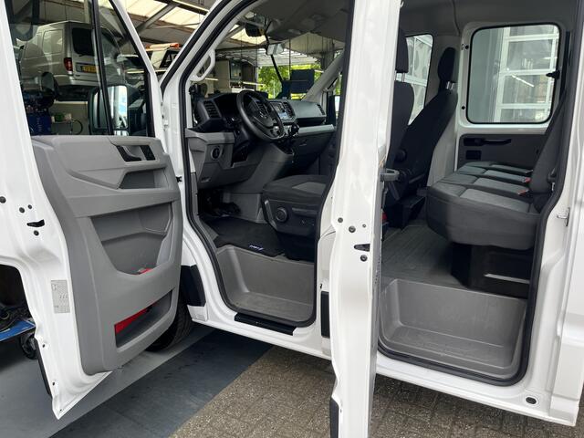 Volkswagen CRAFTER 35 2.0 TDI DC Open laadbak Airco Cruise controle Pick-up Euro 6 Parkeerhulp achter evt 2500kg trekgewicht 6 persoons p-up bakwagen open laadbak Pritsche