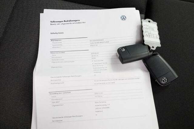 Volkswagen CRAFTER 35 2.0 TDI 140pk L3H3 (L2H2) DSG-Automaat Highline LED/ACC/Laadklep 500kg 01-2022