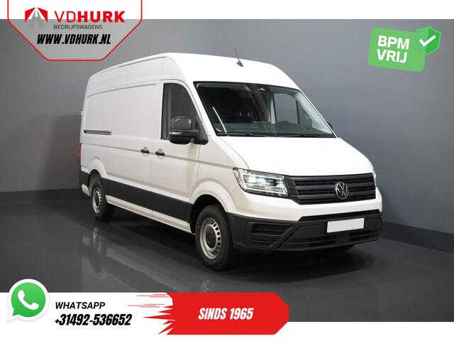 Volkswagen CRAFTER 35 140 pk DSG Aut. L3H3 BPM VRIJ! LED/ Virtual Cockpit/ Camera/ Cruise/ Carplay/ Gev.Stoel