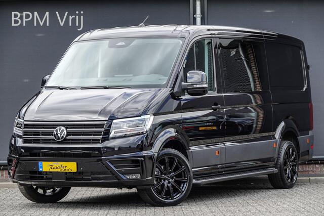 Volkswagen CRAFTER L3H2 | 177Pk Aut. | Dubbele Cabine | Nieuw Model | 10,4'' Navigatie | 19'' | Deep Black