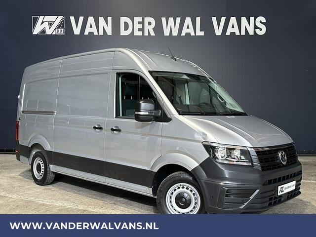 Volkswagen CRAFTER 2.0 TDI 141pk L3H3 L2H2 Euro6 Airco | Camera | Navigatie | Android Auto | Stoelverwarming Parkeersensoren, Bijrijdersbank, 3000kg trekvermogen, zilver
