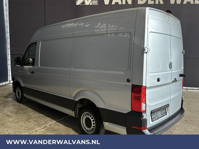 Volkswagen CRAFTER 2.0 TDI 141pk L3H3 L2H2 Euro6 Airco | Camera | Navigatie | Android Auto | Stoelverwarming Parkeersensoren, Bijrijdersbank, 3000kg trekvermogen, zilver