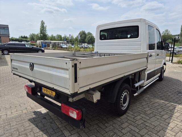 Volkswagen CRAFTER 35 2.0 TDI openlaadbak dc 7-pers 80dkm euro6 L3 Comfortline pick-up open-laadbal