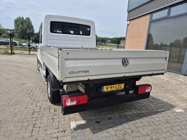 Volkswagen CRAFTER 35 2.0 TDI openlaadbak dc 7-pers 80dkm euro6 L3 Comfortline pick-up open-laadbal
