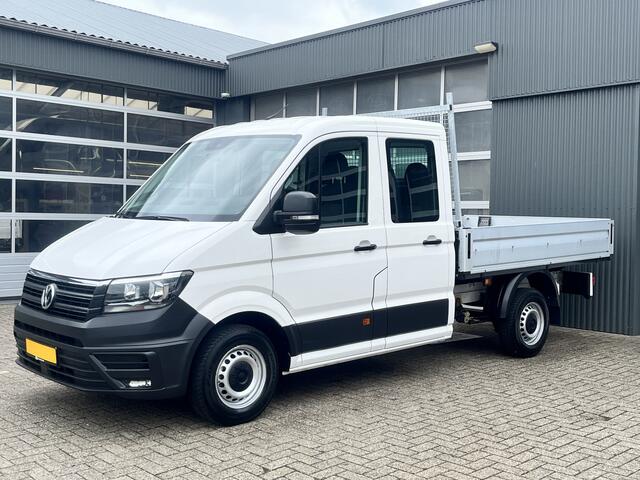 Volkswagen CRAFTER 35 2.0 TDI DC Open laadbak Airco Cruise controle Pick-up Euro 6 Parkeerhulp achter evt 2500kg trekgewicht 6 persoons p-up bakwagen open laadbak Pritsche