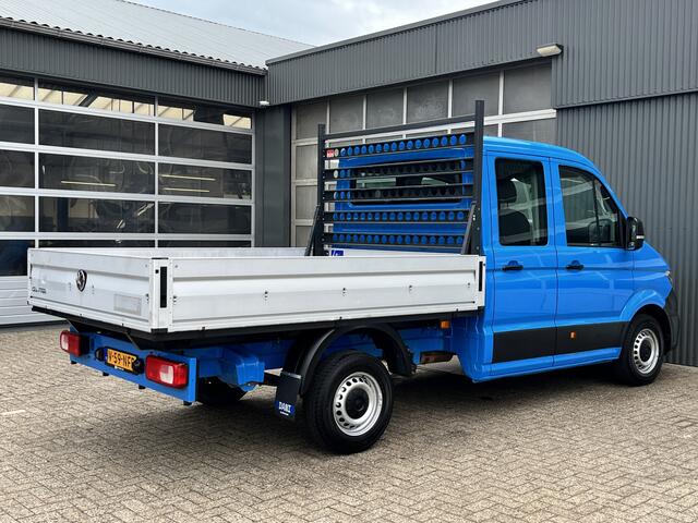 Volkswagen CRAFTER 35 2.0 TDI L3 DC Airco Cruise controle Euro 6 Pick-up Telefoonverbinding Voorruit verwarming 6-persoons Open laadbak Pick-up p-up Bakwagen 1e eigenaar