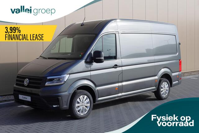 Volkswagen CRAFTER 140PK Exclusive L3H3 GVW 3.5T BPM vrij | Trekhaak | Adaptive Cruise Control | Climatic | Navigatie | Park Assist | Apple CarPlay / Android auto | DAB | 17 inch lichtmetalen velgen