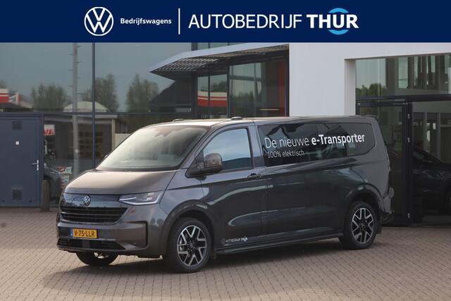 Volkswagen E-Transporter 32 L2H1 Bulli 64 kWh 286PK / 210kW, Achteruitrijcamera (Area View), LED Matrix IQ.Light, verwarmbare voorstoelen, Apple Carplay & Android Auto, achteruitrijcamera, adaptive cruise control met Stop & Go, navigatie, dynamische grootlichtassistent, volledig
