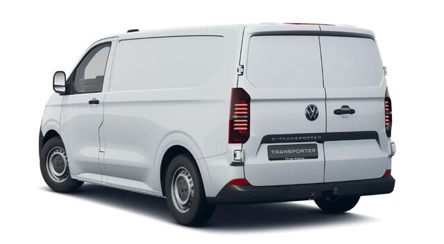 Volkswagen E-Transporter L1 Elektromotor 160 kW (218 pk) 3100 m Achterdeuren zonder ruit | Navigatiesysteem met draadloos App-connect | Assistentiepakket plus | Alarm af fabriek | All-season banden | Trekhaak vast | Bijrijdersbank