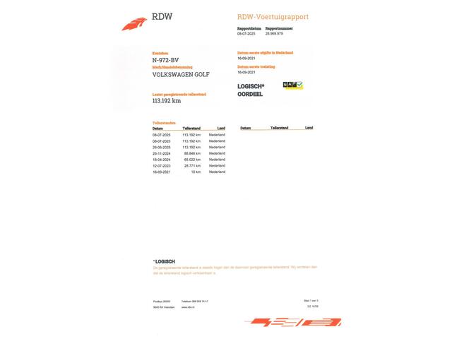 Volkswagen GOLF Variant 1.0 TSI Life (111 PK) 1e-Eig. & Keurig-Onderh. BOVAG-Garantie. NL-Auto.