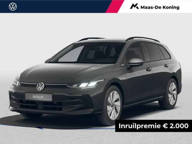 Volkswagen GOLF variant Life Edition 1.5 eTSI 116 pk 7 versn. DSG · Achteruitrijcamera · draadloze telefoonlader · Trekhaak inklapbaar, met elektrische ontgrendeling ·