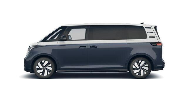 Volkswagen ID. Buzz Bedrijfswagens Pro Bulli 210 kW (286 pk) Elektromotor 7pers | 19 inch lichtmetaal | 7 zits pakket | Levering 2026 | Design Pakket | Interieur Pakket 'ArtVelours' inclusief zwart stuurwiel | Trekhaak |
