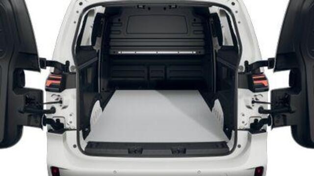 Volkswagen ID. Buzz Cargo Bedrijfswagens Elektromotor 286 pk Zijdeur links en rechts, achterdeuren bank, RIJKLAARPRIJS!! VOORRAAD!!