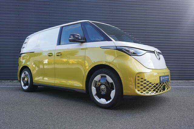 Volkswagen ID. Buzz Cargo ID. Buzz Cargo 340 pk 4-Motion ID. Buzz Cargo 340 pk 4-Motion, Anniversary Edition, Achteruitrijcamera, Comfortstoelen met armleuning, Navigatie, Achterdeuren zonder ruit, Trekhaak, Warmtepomp, Schuifdeur rechts en links