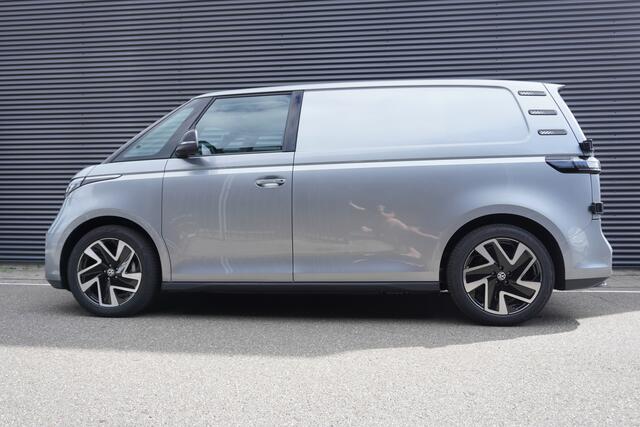 Volkswagen ID. Buzz Cargo ID. Buzz Cargo 340 pk 4-Motion ID. Buzz Cargo 340 pk 4-Motion, Anniversary Edition, Achteruitrijcamera, Bijrijdersbank, Navigatie, Achterdeuren zonder ruit, Warmtepomp