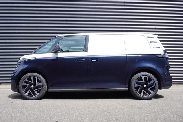 Volkswagen ID. Buzz Cargo ID. Buzz Cargo 340 pk 4-Motion ID. Buzz Cargo 340 pk 4-Motion, Anniversary Edition, Achteruitrijcamera, Comfortstoelen met armleuning, Navigatie, Achterdeuren zonder ruit, Trekhaak, Warmtepomp, Schuifdeur rechts en links