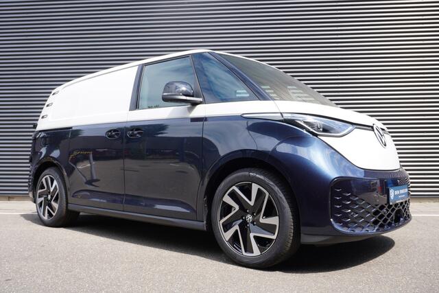 Volkswagen ID. Buzz Cargo ID. Buzz Cargo 340 pk 4-Motion ID. Buzz Cargo 340 pk 4-Motion, Anniversary Edition, Achteruitrijcamera, Comfortstoelen met armleuning, Navigatie, Achterdeuren zonder ruit, Trekhaak, Warmtepomp, Schuifdeur rechts en links