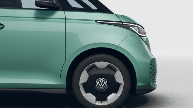 Volkswagen ID. Buzz Cargo Bedrijfswagens Anniversary Edition Elektromotor 250 kW (340 pk) | Elektrische schuifdeur rechts | Open en close plus pakket | DAB+ | Achteruitrijcamera | Achterlichten LED | Bijrijdersstoel in plaats van bijrijdersbank inclusief ISOFIX |