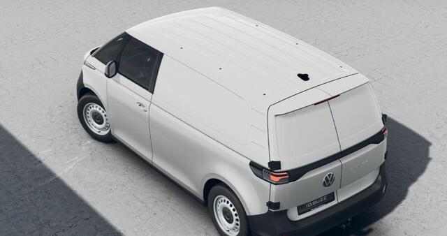 Volkswagen ID. Buzz Cargo Bedrijfswagens Economy Business 125 kW (170 pk) Elektromotor | Voorstoelen verwarmbaar | Bekleding, stof robuust | 360 graden camera | Trekhaak | Assistance pakket plus |