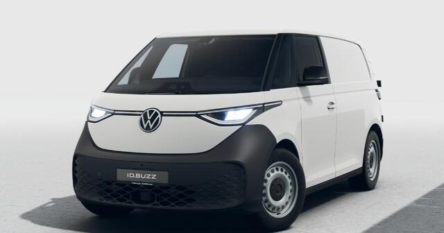 Volkswagen ID. Buzz Cargo Bedrijfswagens Economy Business 125 kW (170 pk) Elektromotor | Voorstoelen verwarmbaar | Bekleding, stof robuust | 360 graden camera | Trekhaak | Assistance pakket plus |