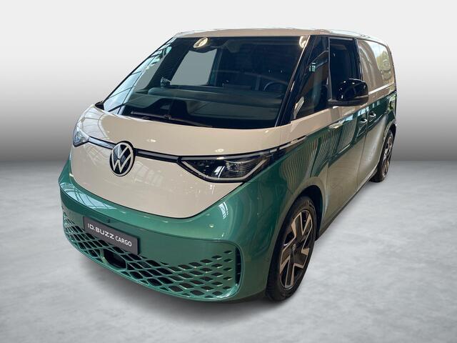 Volkswagen ID. Buzz Cargo Bedrijfswagens Anniversary Edition Elektromotor 4M 250kW (340 pk) | 4 Motion | Elektrische schuifdeur links en rechts | Open en close plus pakket | DAB+ | Achteruitrijcamera | Achterlichten LED |