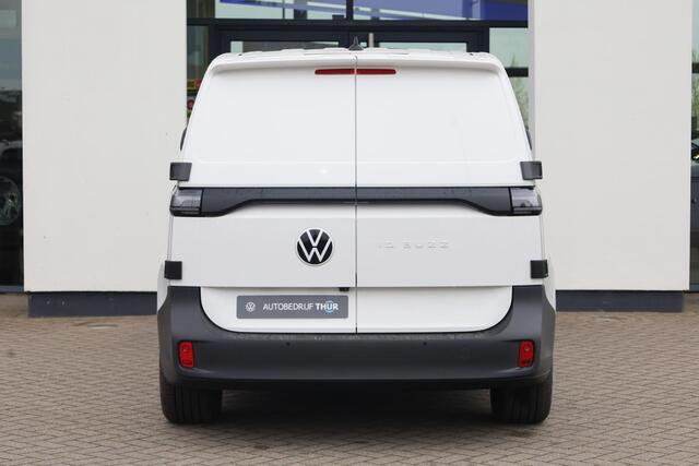 Volkswagen ID. Buzz Cargo Economy Business 79 kWh PREMIE ¤ 9.000,- ex. BTW 286PK / 210kW, Achteruitrijcamera (rear view), Apple Carplay & Android Auto, parkeersensoren voor en achter (pdc), achterdeuren, bijrijdersbank, LED koplampen, adaptive cruise control (acc), climatronic air