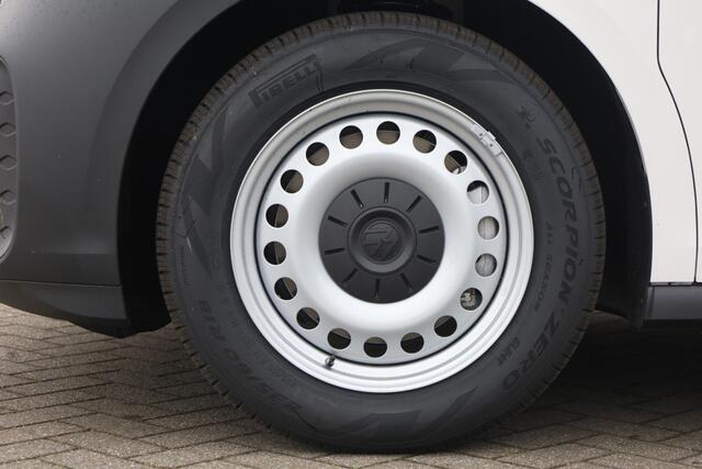 Volkswagen ID. Buzz Cargo Economy Business 79 kWh PREMIE ¤ 9.000,- ex. BTW 286PK / 210kW, Achteruitrijcamera (rear view), Apple Carplay & Android Auto, parkeersensoren voor en achter (pdc), achterdeuren, bijrijdersbank, LED koplampen, adaptive cruise control (acc), climatronic air