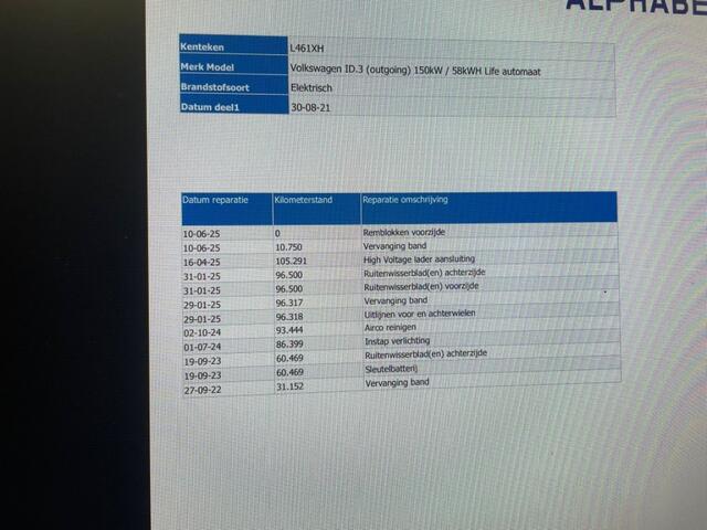 Volkswagen ID.3 Life 58 kWh - Carplay, Stoelverw.