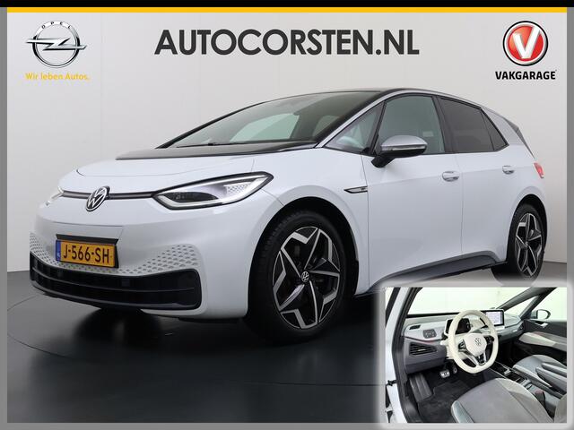 Volkswagen ID.3 First Plus 58kWh Apple Carplay Android Auto Adap.Cruise Lmv 19" Navi Camera Pdc Stoel+Stuurverwarming Keyless Advanced Matrix Led en Led-Achterlicht Dynamisch Isofix DAB Privacy Glas Rijstrooksensor soh 86% 1e Eigenaar Origineel Nederlandse Auto Nieuwprij