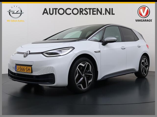Volkswagen ID.3 First Plus 58kWh Apple Carplay Android Auto Adap.Cruise Lmv 19" Navi Camera Pdc Stoel+Stuurverwarming Keyless Advanced Matrix Led en Led-Achterlicht Dynamisch Isofix DAB Privacy Glas Rijstrooksensor soh 86% 1e Eigenaar Origineel Nederlandse Auto Nieuwprij