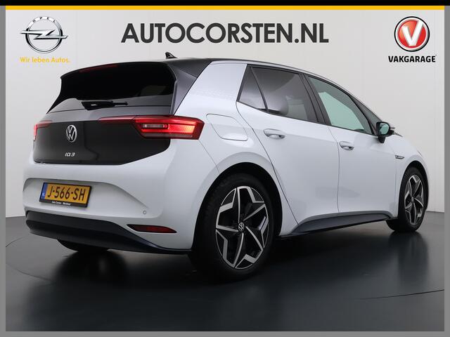 Volkswagen ID.3 First Plus 58kWh Apple Carplay Android Auto Adap.Cruise Lmv 19" Navi Camera Pdc Stoel+Stuurverwarming Keyless Advanced Matrix Led en Led-Achterlicht Dynamisch Isofix DAB Privacy Glas Rijstrooksensor soh 86% 1e Eigenaar Origineel Nederlandse Auto Nieuwprij