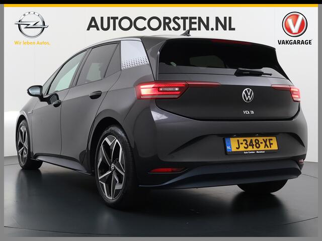 Volkswagen ID.3 First Plus 58kWh Adap.Cruise Apple Carplay Android Lmv 19" Navi Camera Pdc Stoel+Stuurverwarming Keyless Advanced Matrix Led + Dynamisch Led Achterlicht en Isofix DAB Privacy Glas Rijstrooksensor SOH 91% 1e Eigenaar Origineel Nederlandse Auto