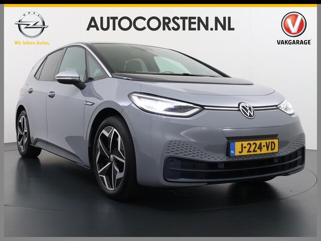 Volkswagen ID.3 First Plus 58kWh Apple Carplay Android Auto Adap.Cruise Lmv 19" Navi Camera Pdc Stoel+Stuurverwarming Keyless Advanced Matrix Led + Dynamisch Led Achterlicht en Isofix DAB Privacy Glas Rijstrooksensor SOH 89% Origineel Nederlandse Auto