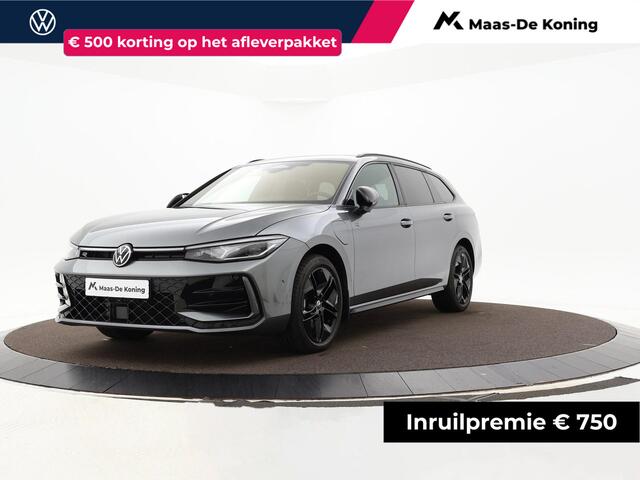 Volkswagen PASSAT Variant 1.5 eHybrid 272pk DSG R-Line Edition · Keyless · 360 Camera · Elek. Trekhaak · Elek.Achterklep · Apple/Android Car Play · 18'' Inch · Garantie t/m Augustus 2026