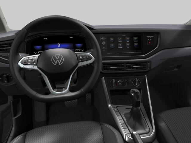 Volkswagen POLO Life Edition 1.0 TSI 95 pk 5 versn. Hand · Achteruitrijcamera · Parkeersensor achter · Velgen 'essex', 15 inch lichtmetaal ·