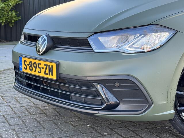 Volkswagen POLO 1.0 TSI Gree Wrap / Zwart met. AppleCarplay/Leder/LED/Navi/Adaptive/Lane assist / NL Auto