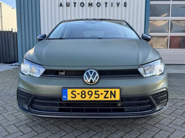 Volkswagen POLO 1.0 TSI Gree Wrap / Zwart met. AppleCarplay/Leder/LED/Navi/Adaptive/Lane assist / NL Auto