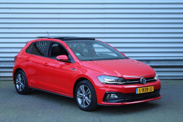 Volkswagen POLO 1.0 TSI 96pk R-Line NL-Auto NAP BTW Panoramadak Clima Cruise Navi PDC Carplay Dig. Cockpit LED