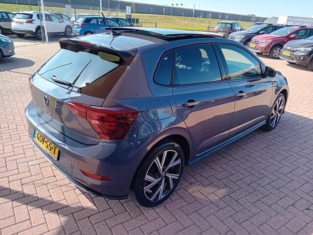 Volkswagen POLO 1.0 TSI 3x R-Line Business Automaat, Climatronic, Carplay/android auto, Panoramisch schuifdak, Navigatie, Cruise control adaptief, Volledig digitaal instrumenten paneel, Parkeersensoren, Elektrische ramen en spiegels, Centrale vergrendeling met AB, Rijbaa
