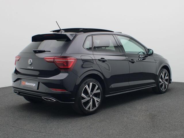 Volkswagen POLO 1.0 TSI R-Line 95PK DSG matrix led, adaptive cruise met travel assist, panoramisch schuifdak, stoelverwarming, navigatie, 17" lichtmetaal