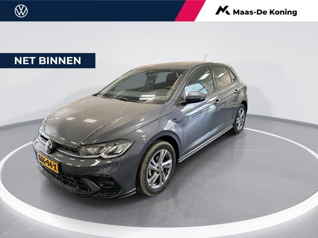 Volkswagen POLO 1.0 TSI 95pk DSG R-Line Camera · Apple/Andorid Car Play · P-Sensoren · DAB · Getint Glas · 16'' Inch · Garantie t/m 24-11-2028 of 100.000km