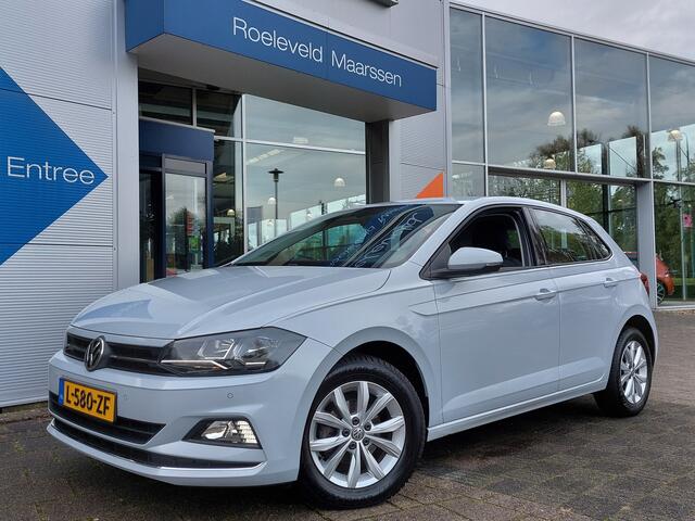 Volkswagen POLO 1.0 TSI 96pk DSG Highline Executive 5-Deurs | Navi | Apple Carkit+Android Auto | Clima | Adap.Cruise | Stoelverwarming | Sfeerverlichting | Pdc V+A | Licht+Regensensor | Mistlampen | 16''lm