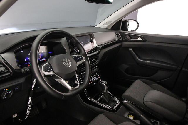 Volkswagen T-Cross Life Edition 1.0 TSI 115pk DSG Automaat Adaptive cruise control, Stoelverwarming, App connect, Parkeersensoren, Airco, DAB, Radio, LED koplampen