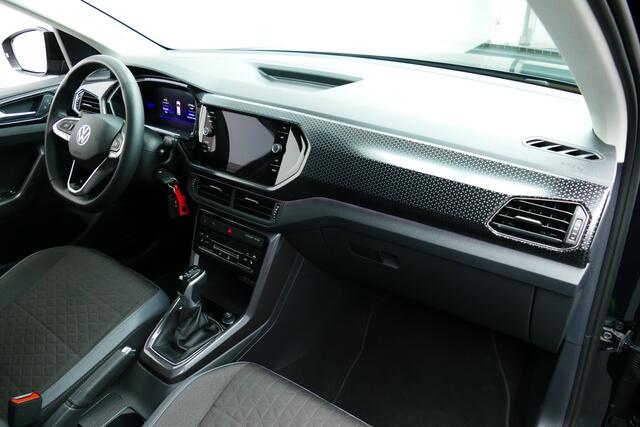 Volkswagen T-Cross 1.0 110pk TSI Style. Virt Cockpit, Camera, Adaptief Cruise, StoelVerw, 17"LMV