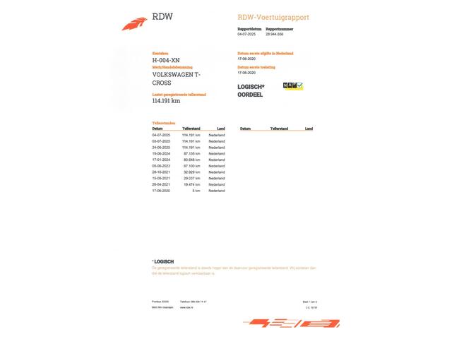 Volkswagen T-Cross 1.0 TSI Life (116 PK) 1e-Eig. Keurig-Onderh. BOVAG-Garantie. NL-Auto..