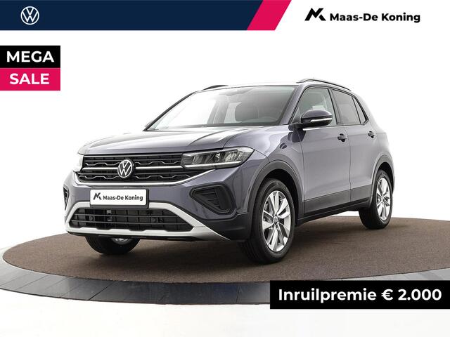 Volkswagen T-Cross Life Edition 1.0 TSI 95 pk 5 versn. Hand · Comfort pakket · 17" Bangalore· MEGA Sale- Prijs is incl. inruilbonus -