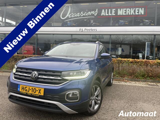 Volkswagen T-Cross automaat 1.5 TSI Style Business R design automaat Airco - Cruise control - Parkeersensoren voor en achter - Navigatie - Dakrails - Bluetooth - Dodehoek detector - Stuur leder - Stuur multifunctioneel - Start/stop systeem - Radio - Licht metalen velgen 17 
