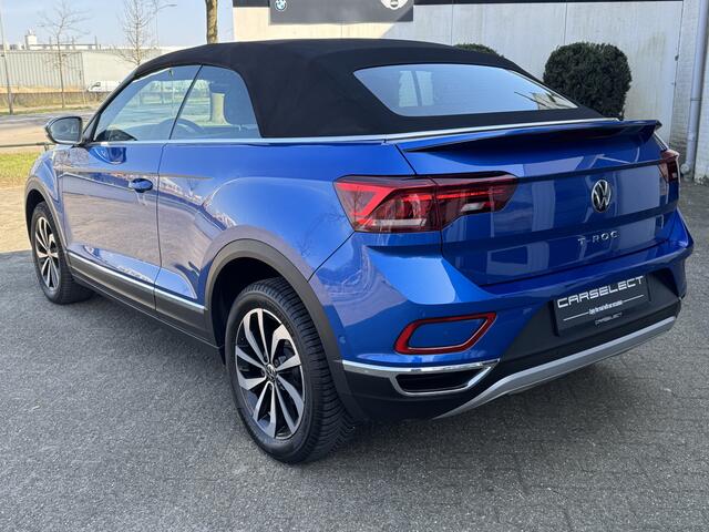 Volkswagen T-Roc Cabrio 1.5 TSI Style Stuurverwarming, adaptief cruise control, Camera, DAB-tuner, windscherm . Een proefrit levert het bewijs. Neem contact op en we maken een afspraak!